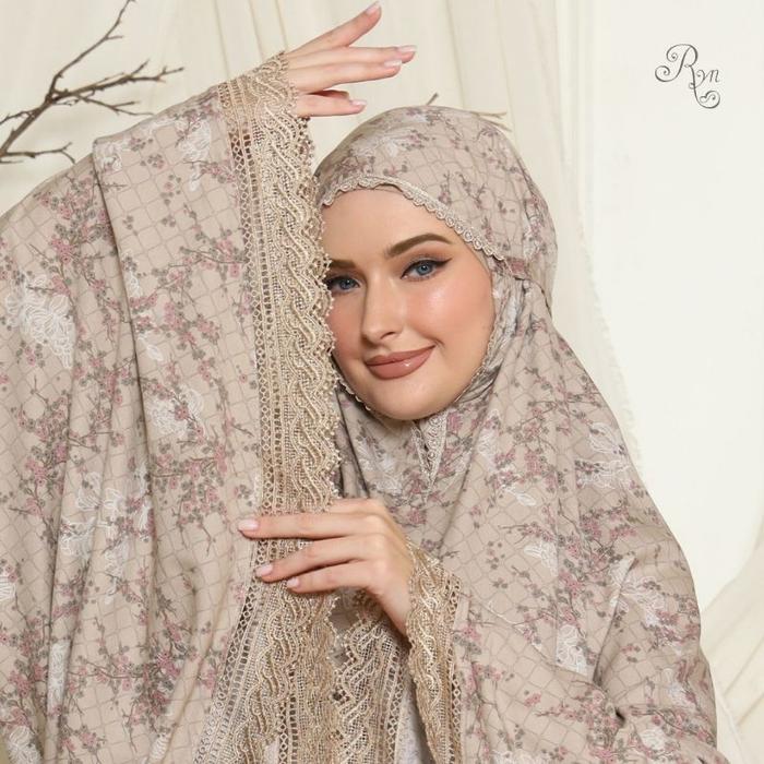 Ryn Rayyan Official | Mukena Rayyan Emily Series | Mukena Dewasa Travelling Rayon RYN Jumbo Ori RYN