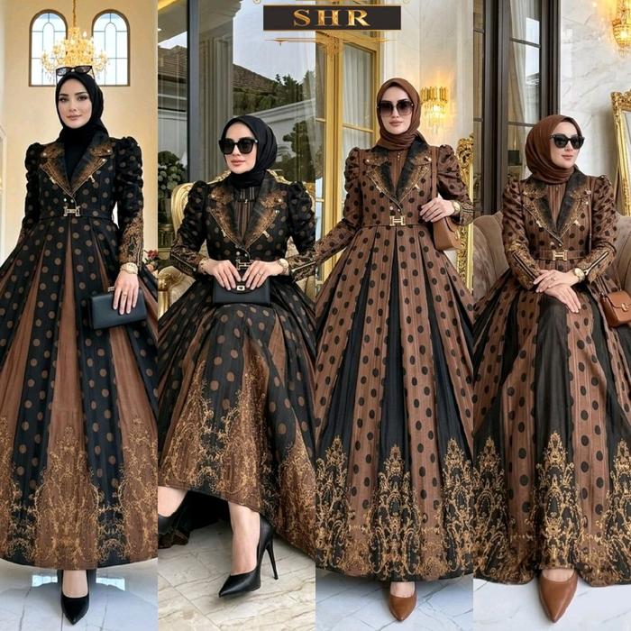 BY ORI SHR!!READY!!READY!! GAMIS BLAZER POLKA DIJAMIN 1000% SHR
