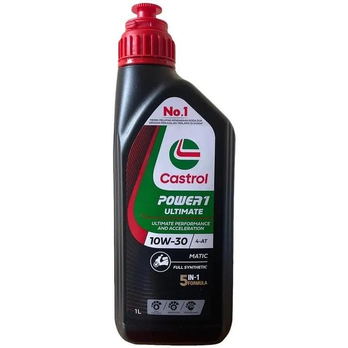 OLI CASTROL POWER1 ULTIMATE MATIC 10W30 1LITER AEROX NMAX LEXI (COCOK UNTUK MATIC 150CC) ASLI 100%