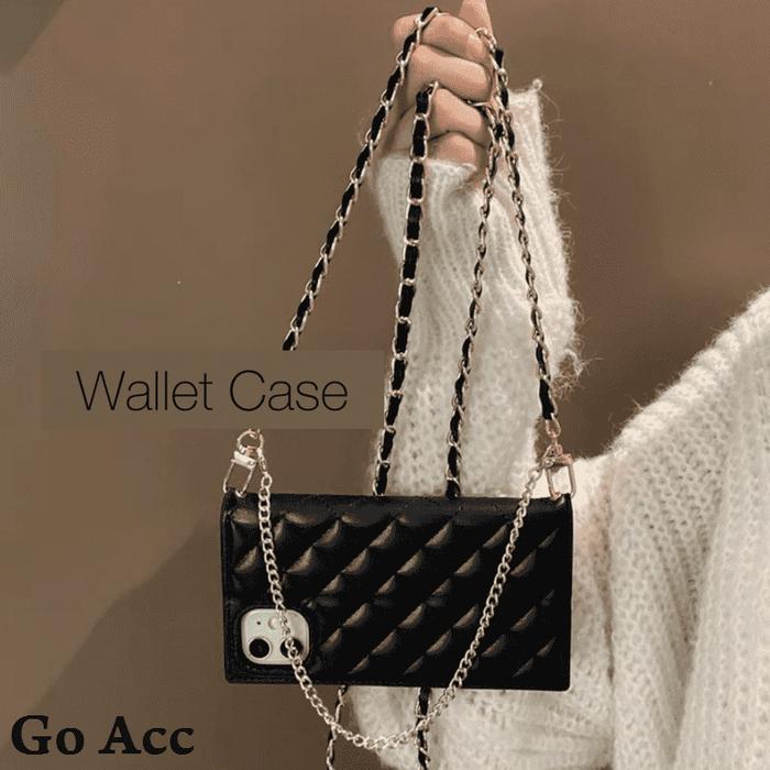 Case Dompet Tas Hitam Iphone 7 8 7+ 8+ 7plus 8plus plus X Xs Xr Xs Max 11 12 13 14 14+ Plus Pro Max 