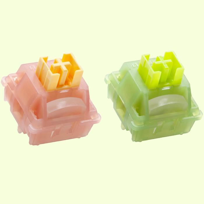 Outemu Silent Lemon V3 Switch Silent Peach V3 Switch Lime Linear Tactile for Mechanical Keyboard POM