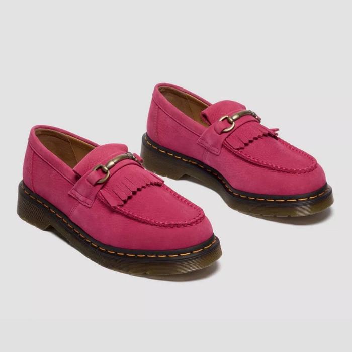 DR. MARTENS ADRIAN SNAFFLE LOAFER FUCHSIA PINK MILLED NUBUCK WP ORIGINAL BNIB