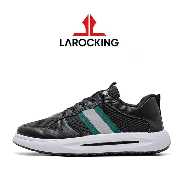 Larocking - Ruby Hitam | Sepatu Sneakers Olahraga Hitam