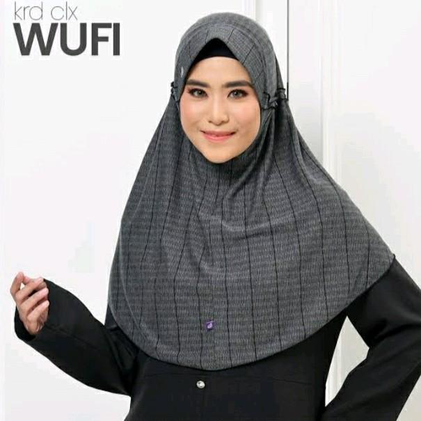 Kerudung Rabbani Innova CLX Wufii Hitam XL