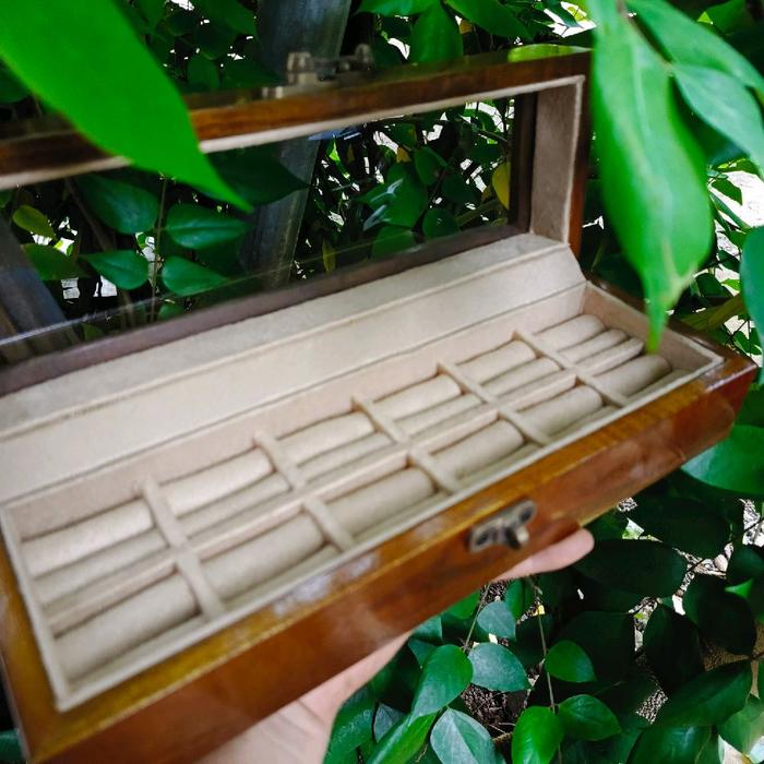 KOTAK CINCIN KAYU JATI MINIMALIS