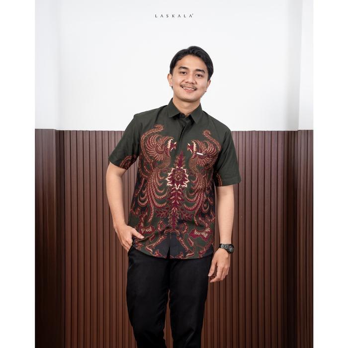 Laskala Premium Batik - Reswara | Slimfit | Lengan Pendek