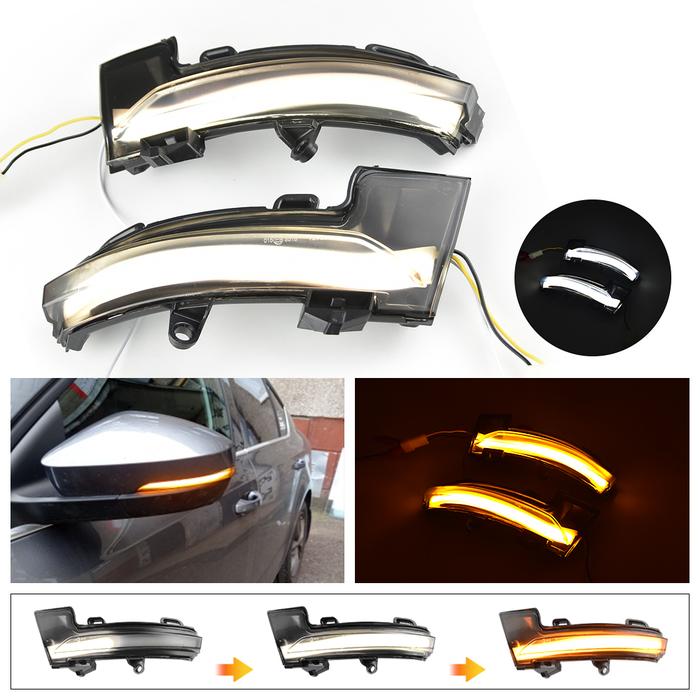 Kaca Spion Sayap Samping Dinamis Indikator Kedipan
