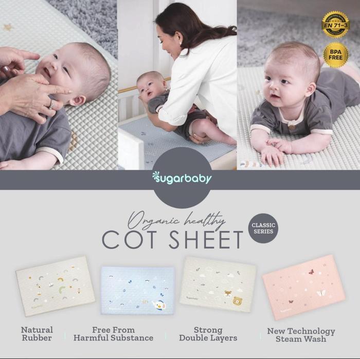 Perlak Karet Bayi Sugar Baby /  Crown / Lusty Bunny Perlak Bayi Alas Ompol Sugar Baby -Gratisongkir