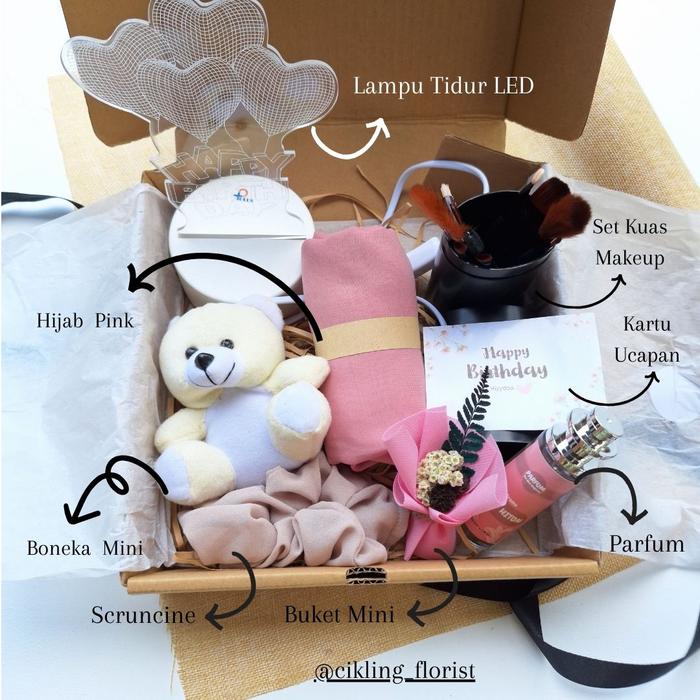 Kado Ulang Tahun Cewek Paket Kado Ulang Tahun Hampers Ulang Tahun Jilbab