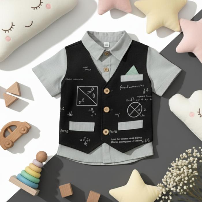 Kemeja Rompi Anak Laki Laki Premium 6 bulan - 5 Tahun Terbaru Terlaris Cotton Cowok PSP Kids