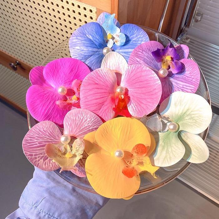 OBRAL Sunflower H993 Jepit Rambut Aksesoris Rambut Orchid Hair Clip Hiasan Aksesoris Fashion Bunga A