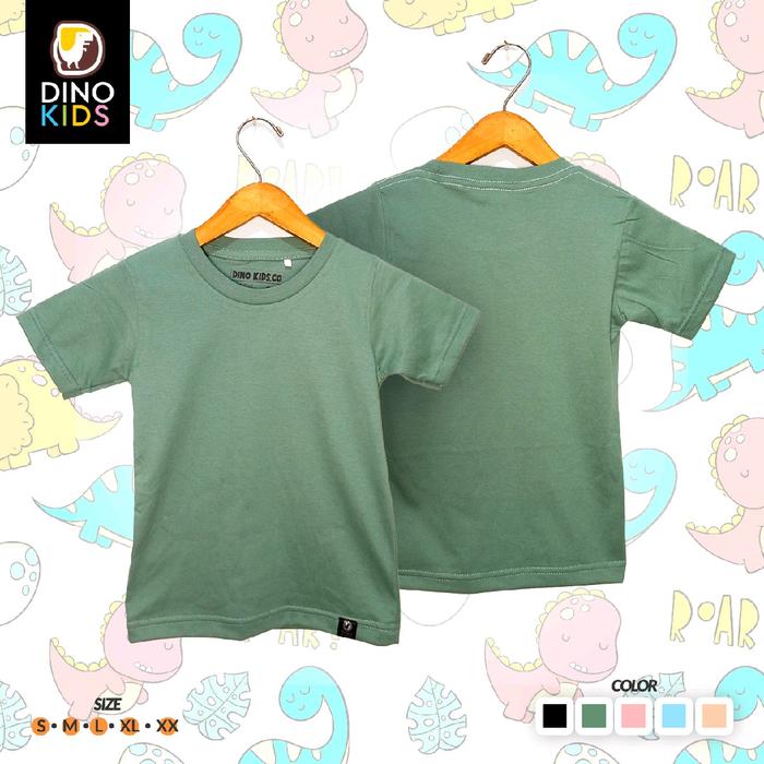 KAOS POLOS ANAK DAN DEWASA BAHAN CATTON COMBED24S( untuk costum/ untuk kebutuhan gathering/ seragam 