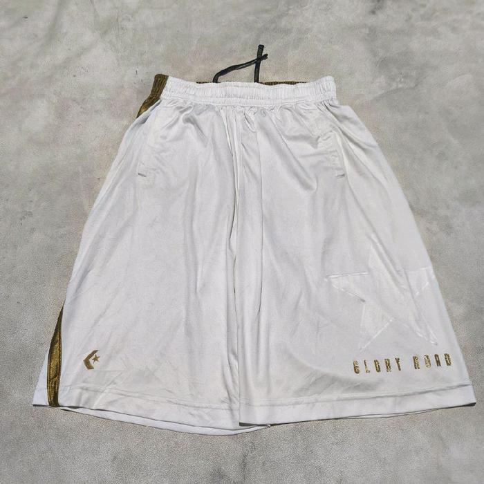 Celana pendek olahraga basket Converse glory road putih bekas