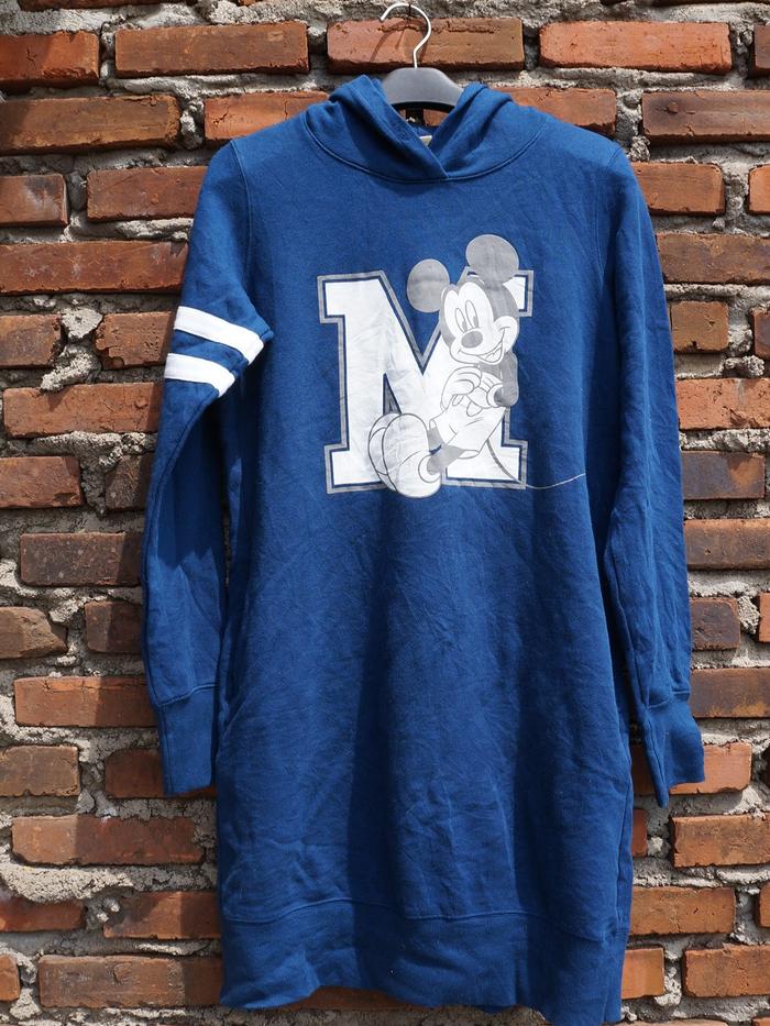 Hoodie Tunik Long Uniqlo x Disney | Dress Hoodie Uniqlo Wanita | Minie mouse