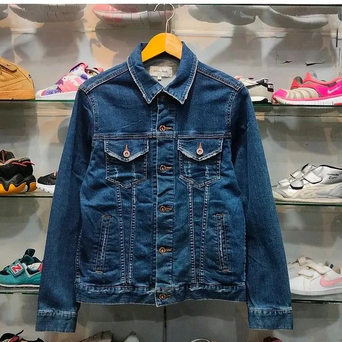 JAKET JEANS GLOBAL WORK  BIRU DENIM