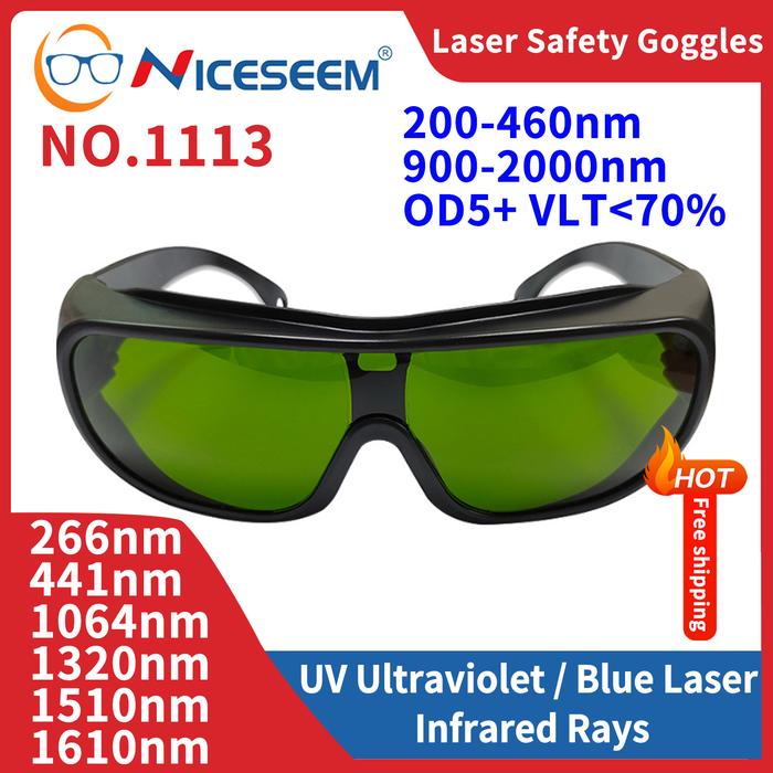 Protective Glasses Lazer Safety Lenses 532 755 1064nm Certified Nd Yag IPL LED Fpv Dental Epilation 