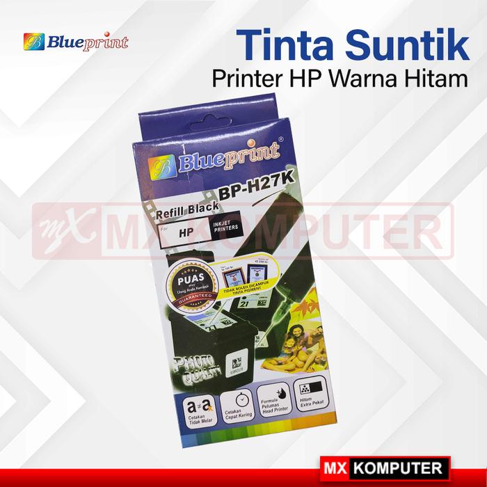 Tinta Suntik Refill Blueprint HP Hitam
