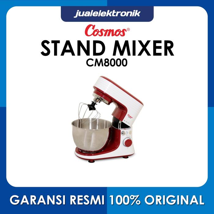 Cosmos CM8000 – Stand Mixer 4 Liter 600 Watt Metal Gear