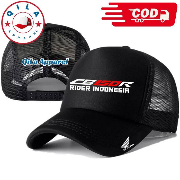 New arrival QiLa Apparel Topi Trucker HONDA CB 150R - Topi Distro HONDA CB 150R Logo - Topi HONDA CB