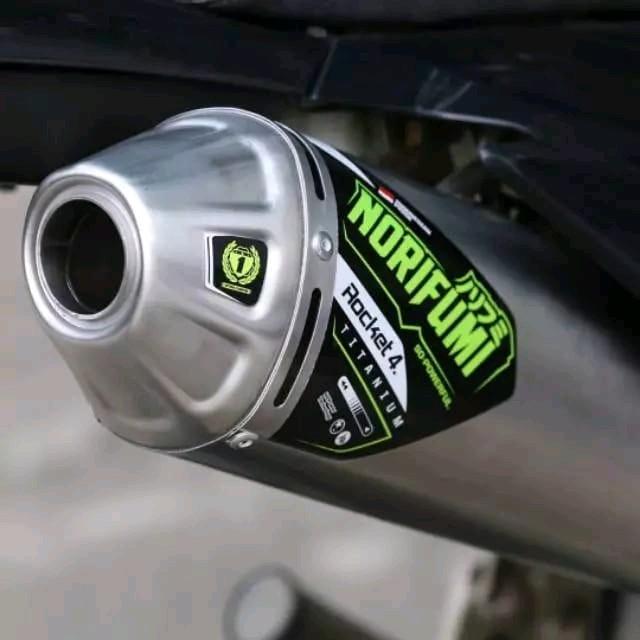 KNALPOT NORIFUMI ROCKET 4 TITANIUM KLX150 CRF150L D-TRACKER WR155
