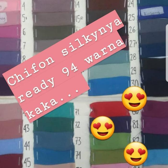 Kain chiffon chifon sifon chiffone silky (roll)