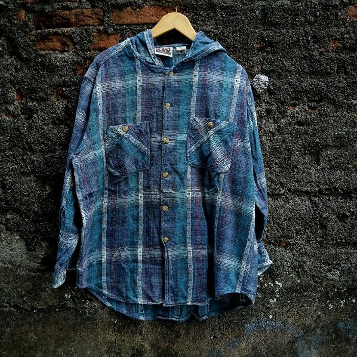 kemeja vintage flannel hoodie tebal kiwi house not uniqlo hnm nike carhartt zara