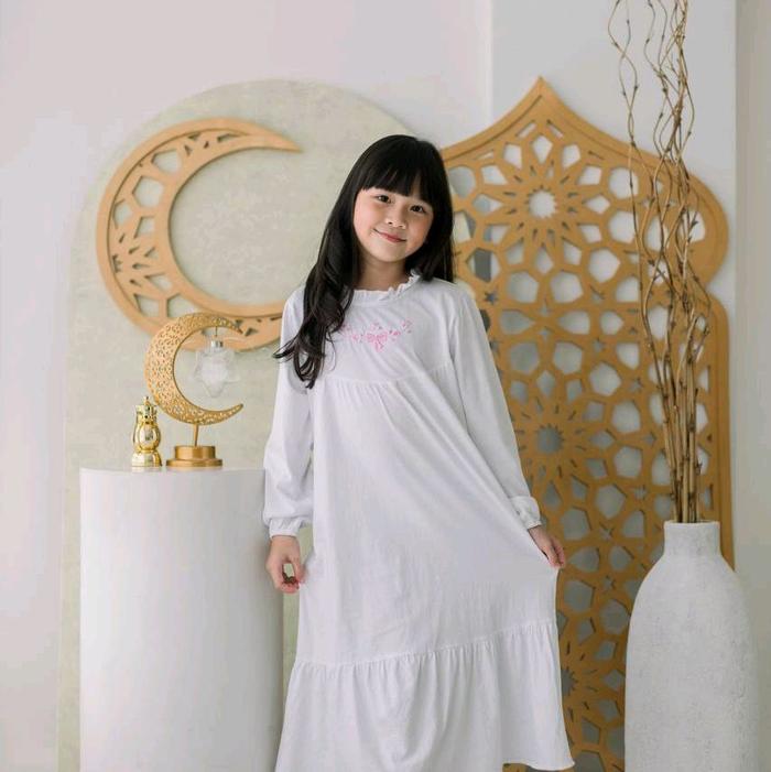 GAMIS HUMAIRA SERIES PUTIH