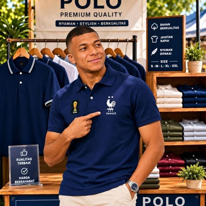 POLO Tshirt World Cup 2026 Kalcer/Polo Prancis/Polo Jepang/Polo Argentina/polo portugal/polo jerman/
