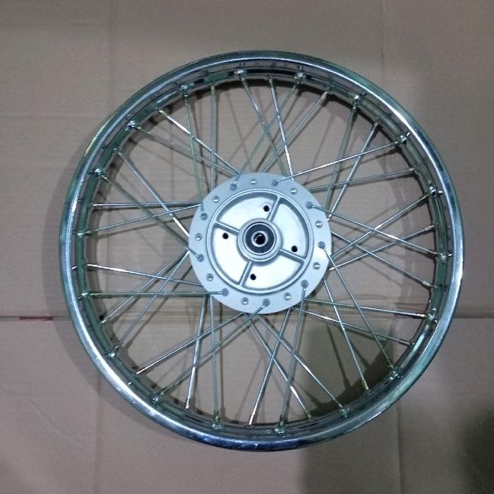 set velg bagian belakang Supra x125 karisma tromol baru  jari baru  cuma velgatU ring bekas  orginal