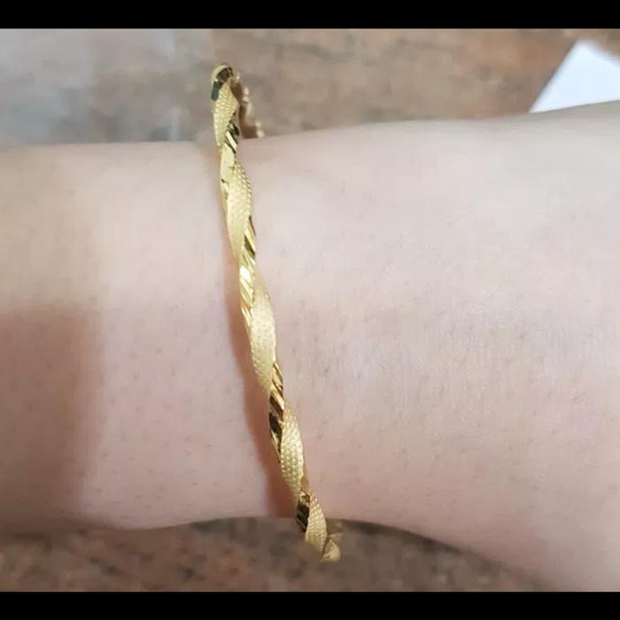 Gelang Emas Model Keroncong Ubs 700 45Gram