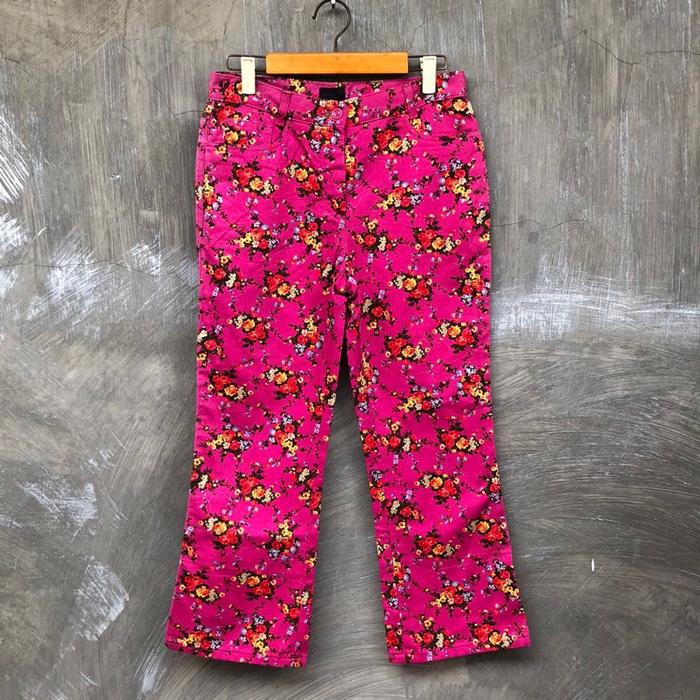 Dolce And Gabbana Flowers Pattern Pants
