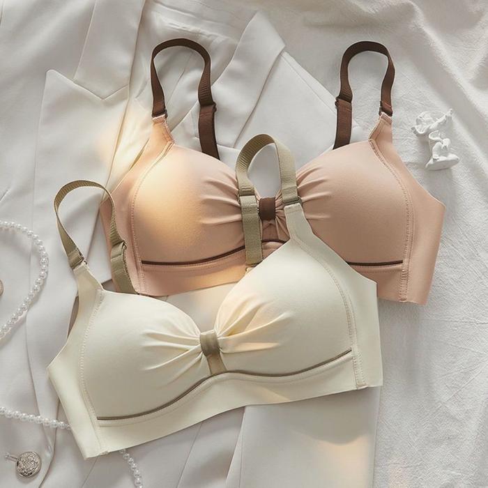 LUX Bra BH Push Up Tanpa Kawat Wanita Sport Korea Bralette Remaja Perempuan Sexy Pakaian Dalam COD R