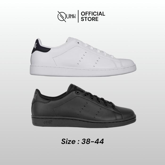 Lonsdale Leyton Leather Trainer Shoes Sepatu Sneakers Pria