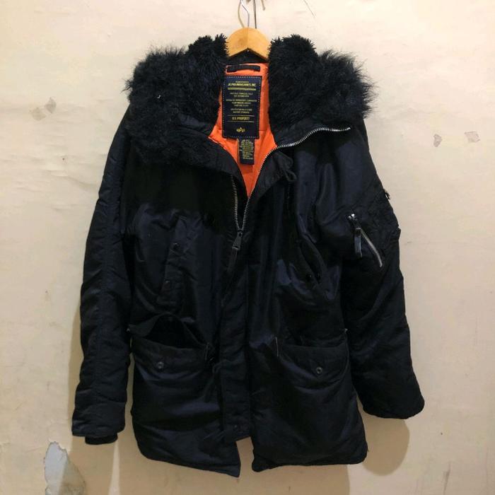 Jaket Winter Alpha Industries bahan tebal original second Bekas murah. Jual jaket parka Alpha Indust
