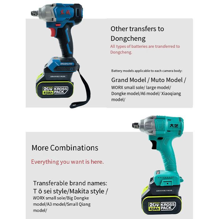 Tahan Lama Dongcheng Adapter Perubahan Dari Baterai Lxt Makita Ke Tools Dongcheng Dck Dca Kualitas T