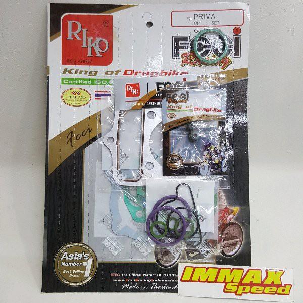 Paking Top SET Honda Prima Grand Supra X 100 Gasket Packing Topset Riko perpak per pak blok head kop