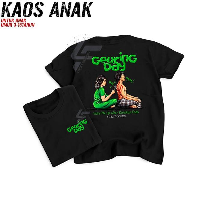Rollingstout T-shirt ANAK White | GeuringDay | KaosBand Pria Wanita Greenday Tour
