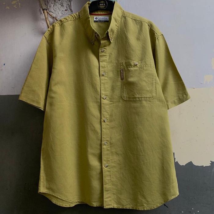 Kemeja lengan pendek Columbia size XL preloved