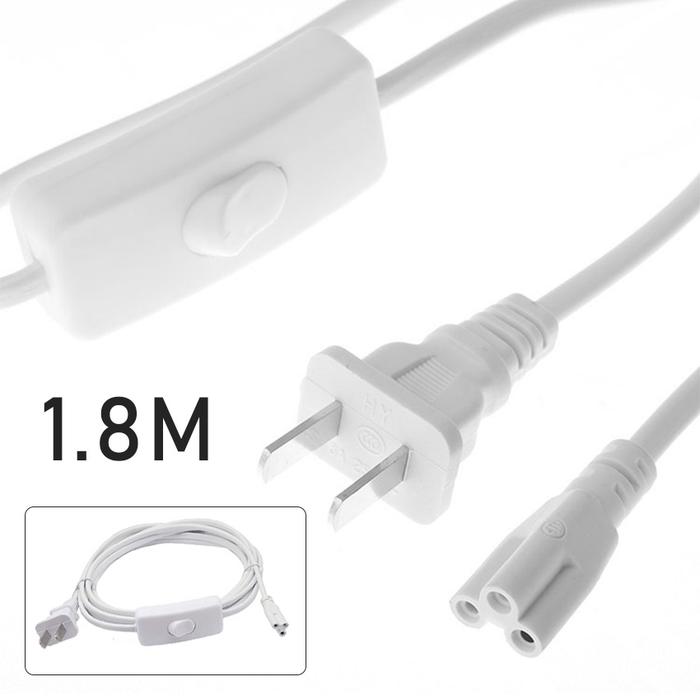 Kabel Sambungan Lampu TL T5 / T8 Custom Plus Switch Saklar On Off Soket Fitting Konektor Lampu