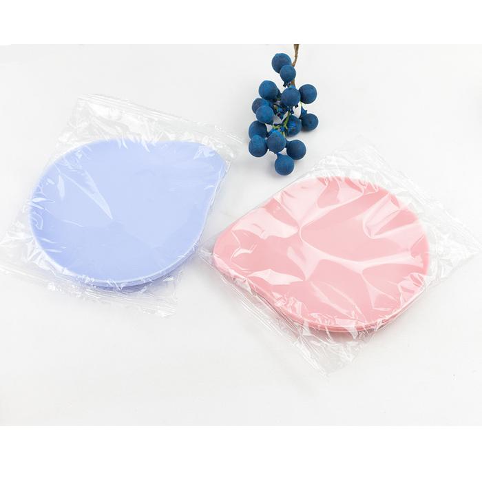 10 Buah Piring Plastik Sekali Pakai, Piring Kue, Piring Tetes Air