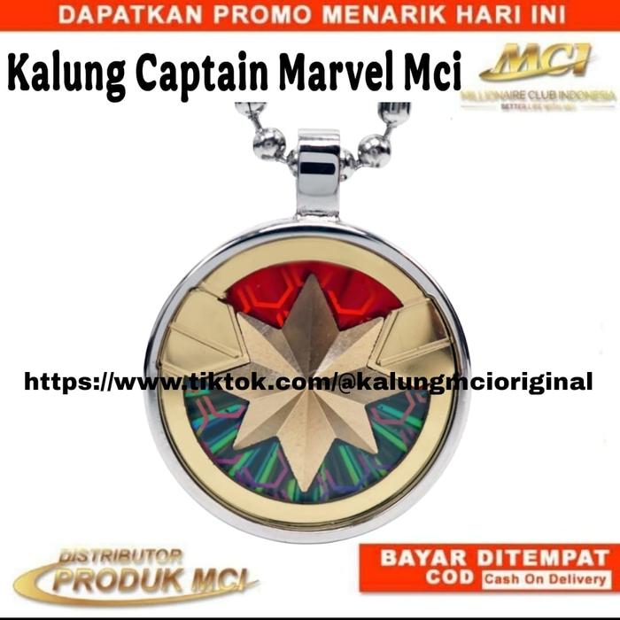 # 100% ORIGINAL # KALUNG CAPTAIN MARVEL MCI KALUNG KESEHATAN MARVEL KALUNG MCI ORIGINAL KALUNG KESEH