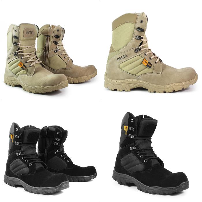 Terbaru Sepatu Safety Pria Kerja Boots Outdoor Delta Cordura Tinggi 8inci Pdl Touring Hiking Septi B