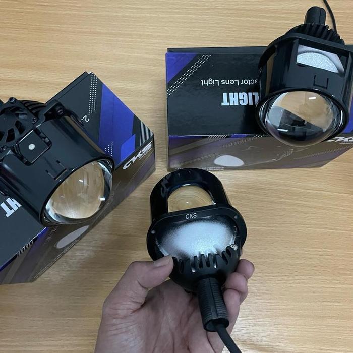 BILED PROJECTOR BILED 2.5 INCH BLUE LENS CKS 50 WATT DENGAN KIPAS PENDINGIN