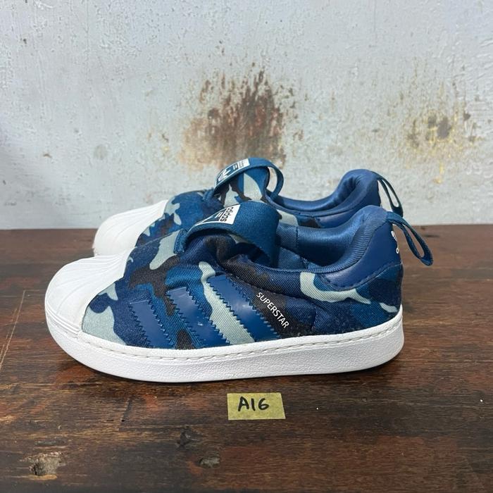 Sepatu anak second ori adidas superstar 360 c size 26