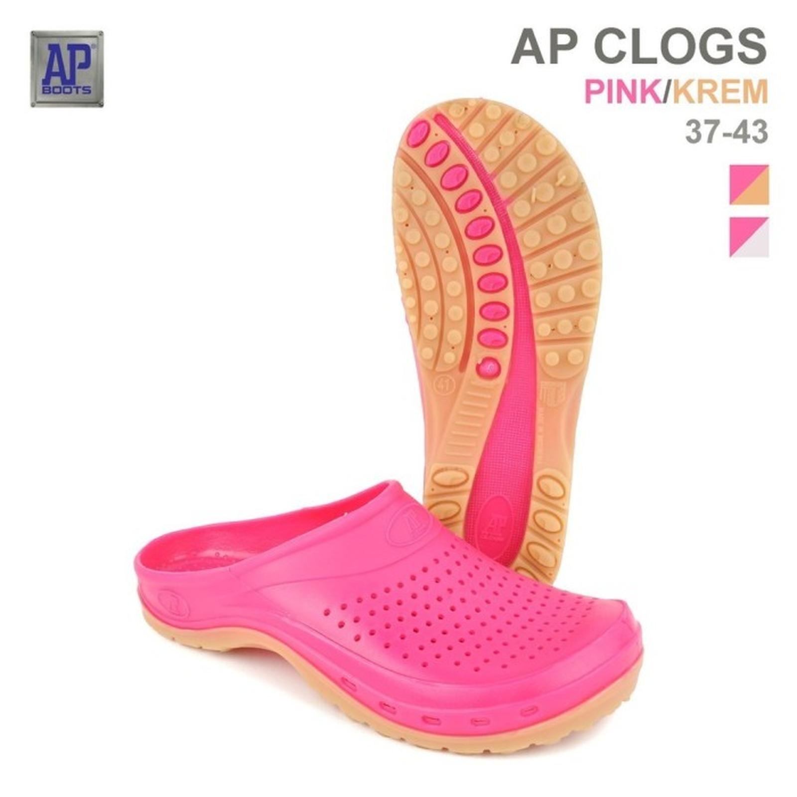 AP Clogs Ladies Pink Cream