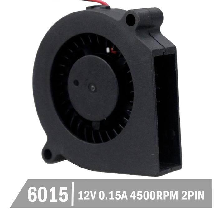 5pcs Gdstime 60mm 6cm DC 12V 2Pin Blower Fan 60x15mm Centrifugal Blower Cooling Cooler Fan
