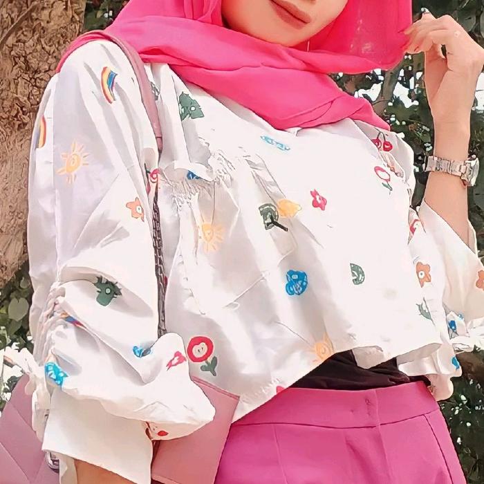 baju kemeja blouse cwek kekinian