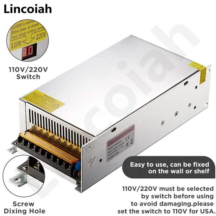 Switching Power Supply DC 60V 1200W 20A AC 100-240V SMPS CNC