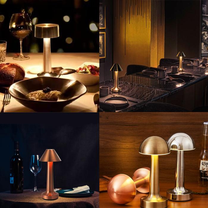 Nordic Hotel Bar Table Lamp Dining Restaurant Bed Side Dimmable