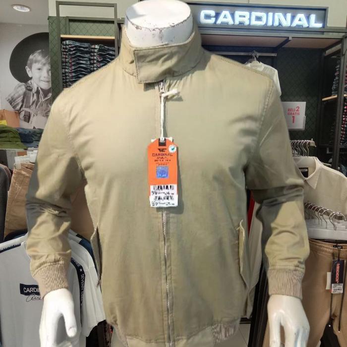 JAKET PRIA CARDINAL CASUAL MODEL BOMBER KUALITAS ORIGINAL RMY TERBARU
